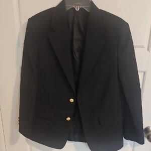 Class Club Black Blazer with Gold Buttons